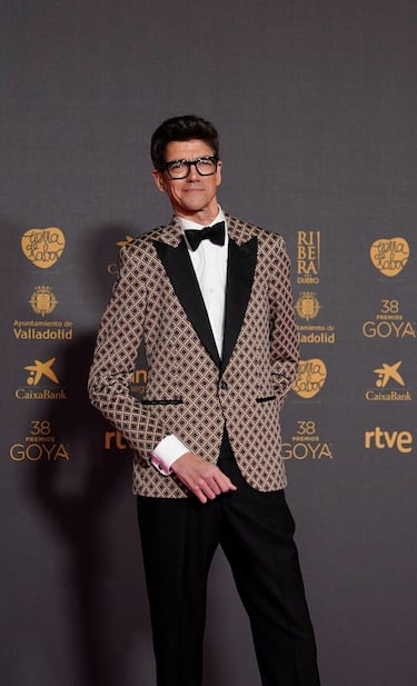 Javier Botet en la alfombra rosa.