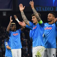Napoli, inmune en el Estadio Diego Armando Maradona en Champions