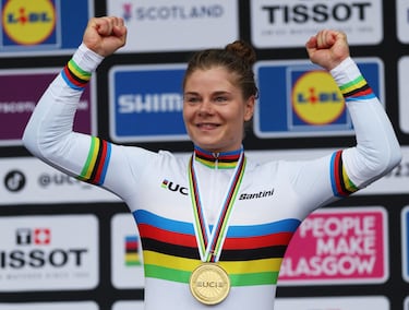 Kopecky es la reina de los Mundiales con su tercer oro en Glasgow