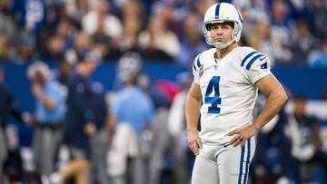 En sus 24 años de carrera, el kicker de Indianapolis ha anotado 599 goles de campo en 715 intentos, además de 874 puntos extra de 898 cobrados.