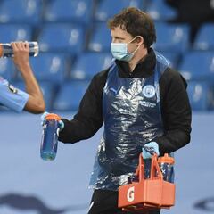 Eric García sale del hospital tras su choque con Ederson