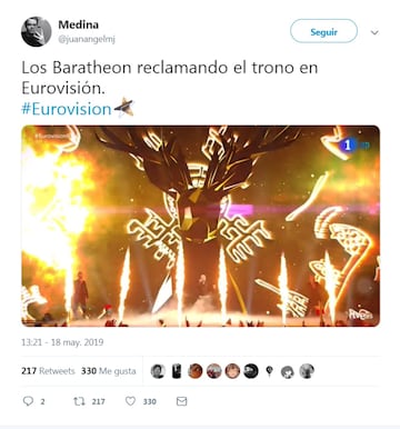 Los mejores memes de la gala de Eurovisión