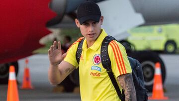 James y la Selección Colombiaya están en Milán y ya se instalaron en la sede de Milanello.