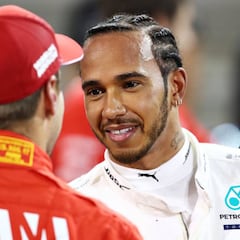 Hamilton: "En las estadísticas de Vettel los trompos son mínimos"