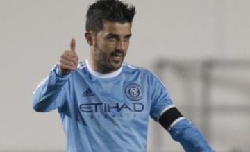 David Villa (España). Fue uno de los primeros fichajes del New York City de Estados Unidos.