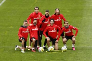 Gran ambiente entre los jugadores. 