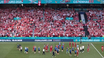 El Parken, tras el Dinamarca-B&eacute;lgica.