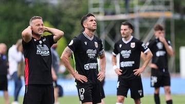 08/06/25 PARTIDO VUELTA PRIMERA ELIMINATORIA FASE ASCENSO A PRIMERA FEDERACION RFEF
REAL SOCIEDAD B FILIAL - MERIDA
TRISTEZA