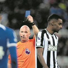 How football would look if the blue card were to be introduced