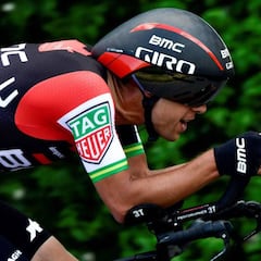 Porte se impone en la crono y Valverde acaba tercero