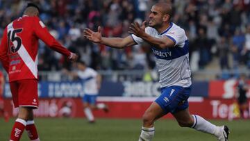 Futbol, Universidad Catolica vs Curico Unido.