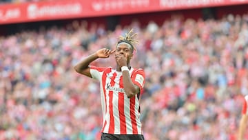 23/02/25 PARTIDO PRIMERA DIVISION
ATHLETIC DE BILBAO VALLADOLID
GOL NICO WILLIAMS 5-1 ALEGRIA