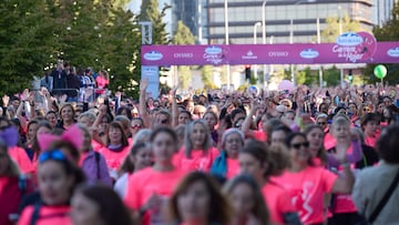 La ‘marea rosa’ conquista Madrid con 36.000 mujeres