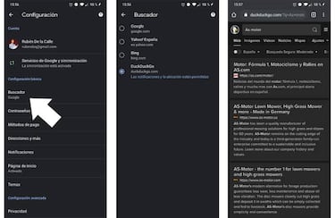 No dejes que Google sepa más sobre ti, cambia el buscador de tu móvil