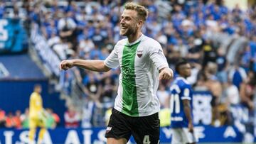 Álex Barrera, jugador del Extremadura.