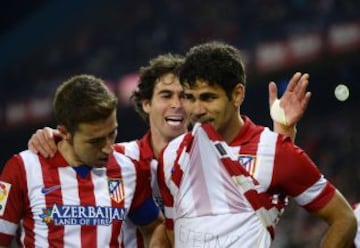 Alegría de los jugadores rojiblancos.