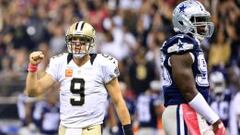 Drew Brees rescata a los Saints con su touchdown número 400