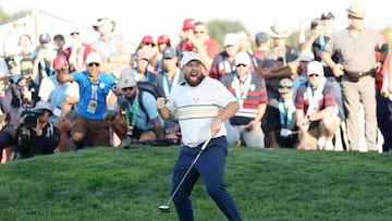 Europe held off a stunning singles fightback from Team USA to win the Ryder Cup for the ninth time in 12 tournaments.