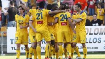 Jugadores de la AD Alcorcón