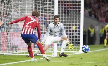 3-1. Koke marcó el tercer gol tras un pase de Griezmann.