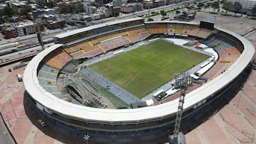 Así quedó la gramilla de el estadio El Campín luego de la doble fecha de Morat.