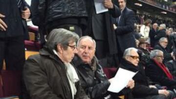 Braida, junto a Rexach en el palco.