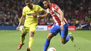 Carrasco, ante el Villarreal.