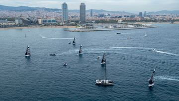 La falta de viento aplaza la jornada del Sail Team BCN