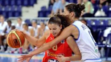 <b>ACERTADA. </b>Mariona Ortiz acabó el partido con 9 puntos.