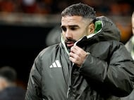 Carvajal, en el partido ante el Valencia.