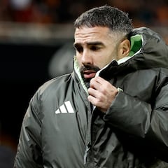 Carvajal testó su rodilla en Londres y superó la prueba