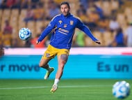 Andre-Pierre Gignac of Tigres during the 10th round match between Tigres UANL and Pachuca as part of the Liga BBVA MX Femenil, Torneo Clausura 2026 at Universitario Stadium, on February 20, 2026 in Monterrey, Nuevo Leon, Mexico.