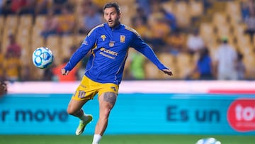 Andre-Pierre Gignac of Tigres during the 10th round match between Tigres UANL and Pachuca as part of the Liga BBVA MX Femenil, Torneo Clausura 2026 at Universitario Stadium, on February 20, 2026 in Monterrey, Nuevo Leon, Mexico.