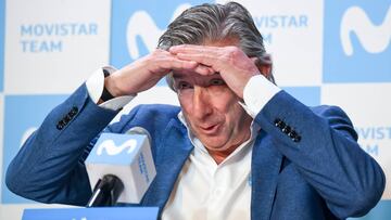 Eusebio Unzué, durante una rueda de prensa previa a la "Colombia Oro y Paz" el pasado mes de febrero.