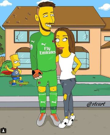 Así se ven los cracks del fútbol en los Simpsons