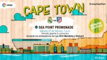 El derbi será retransmitido en directo en Ciudad del Cabo