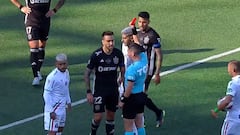 Zaldivia golpea a la U: error grave ante Audax Italiano y roja directa