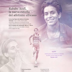 La progresión de Arafi, la atleta que ilusiona a Marruecos