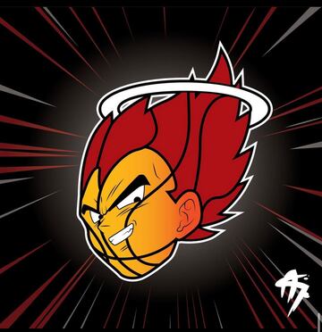 El incre¨ªble resultado de mezclar los logos de la NBA con Dragon Ball