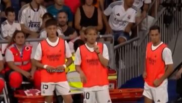 Arda Güler’s astonishing reaction to Mbappé's first goal at the Santiago Bernabéu