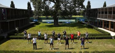 Foto de grupo antes de la Batalla de los Británicos