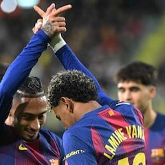 Aprobados y suspensos del Barcelona ante el Villarreal: Raphinha y Lamine, una sociedad imbatible