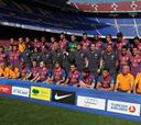 Pep y Rosell, protagonistas de la foto oficial del Barça