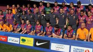 Foto oficial del FC Barcelona de la temporada 2011/12.