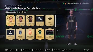 EA SPORTS FC 25 todos los sobres tipos de artículos monedas FC