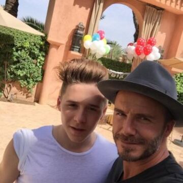 Brooklin con Beckham. 