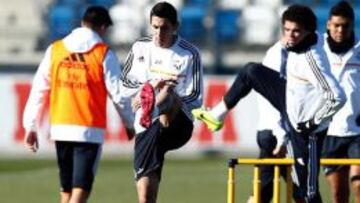 Di María, en el entrenamiento