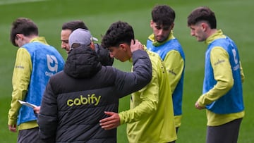 Sergio Martínez y José Alberto, del Racing.