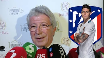 Cerezo esquiva el tema James, la prensa se ríe y su reacción no tiene desperdicio