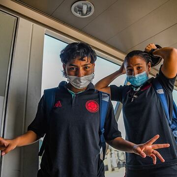 La Selección Colombia ya está en Mumbai para la final ante España.